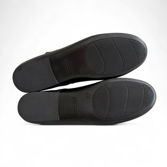 NINE WEST Ewind Round Toe Mary Jane Black Dress Flats, NWOT! Size 9.5 - Picture 4 of 5